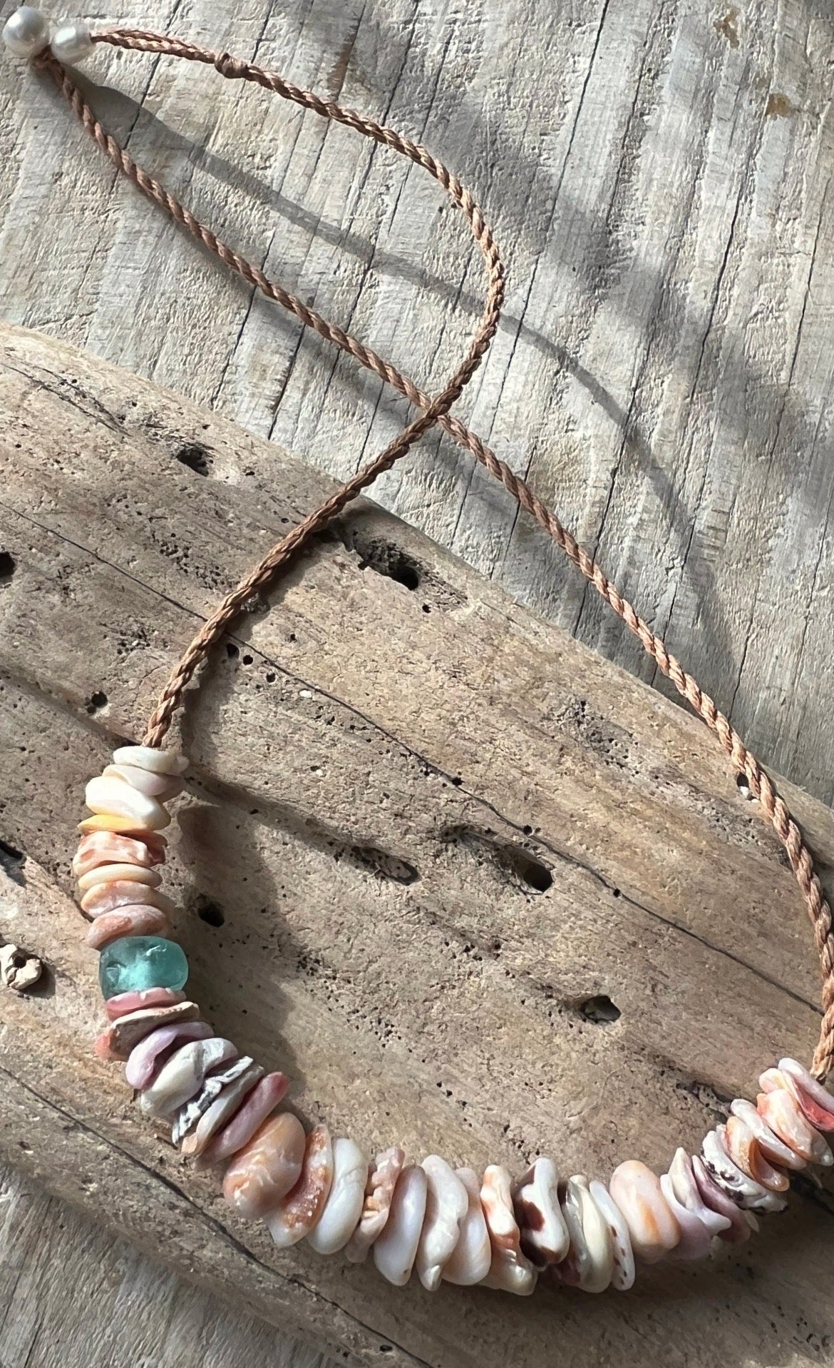 Aqua Mokukini Necklace