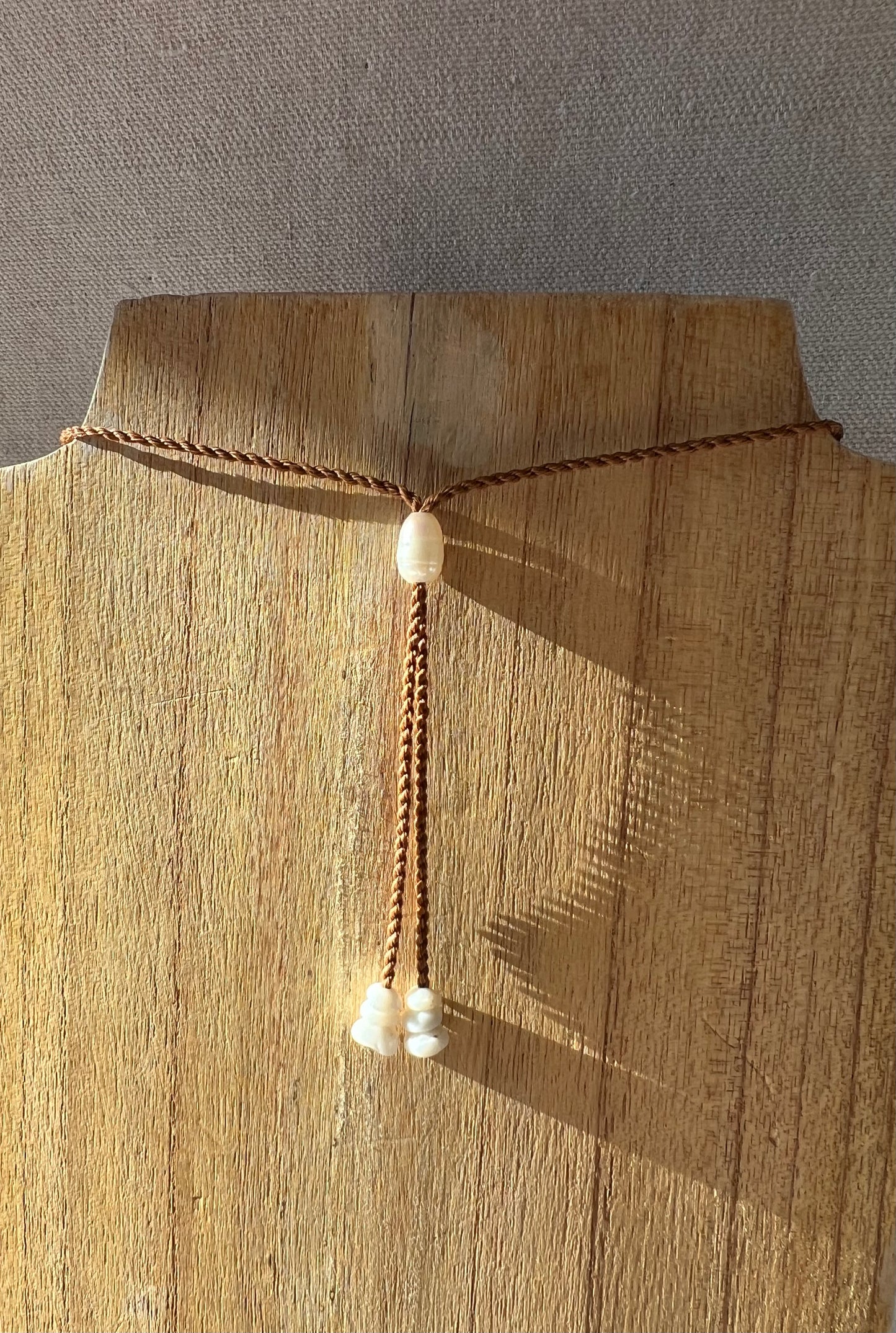 Sun Bleached Puka Necklace (natural holes)