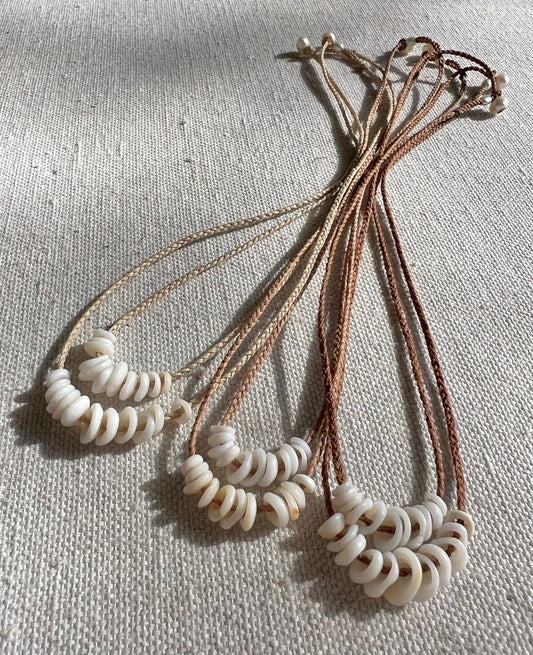 Delicate Puka Necklace ~ Natural Holes