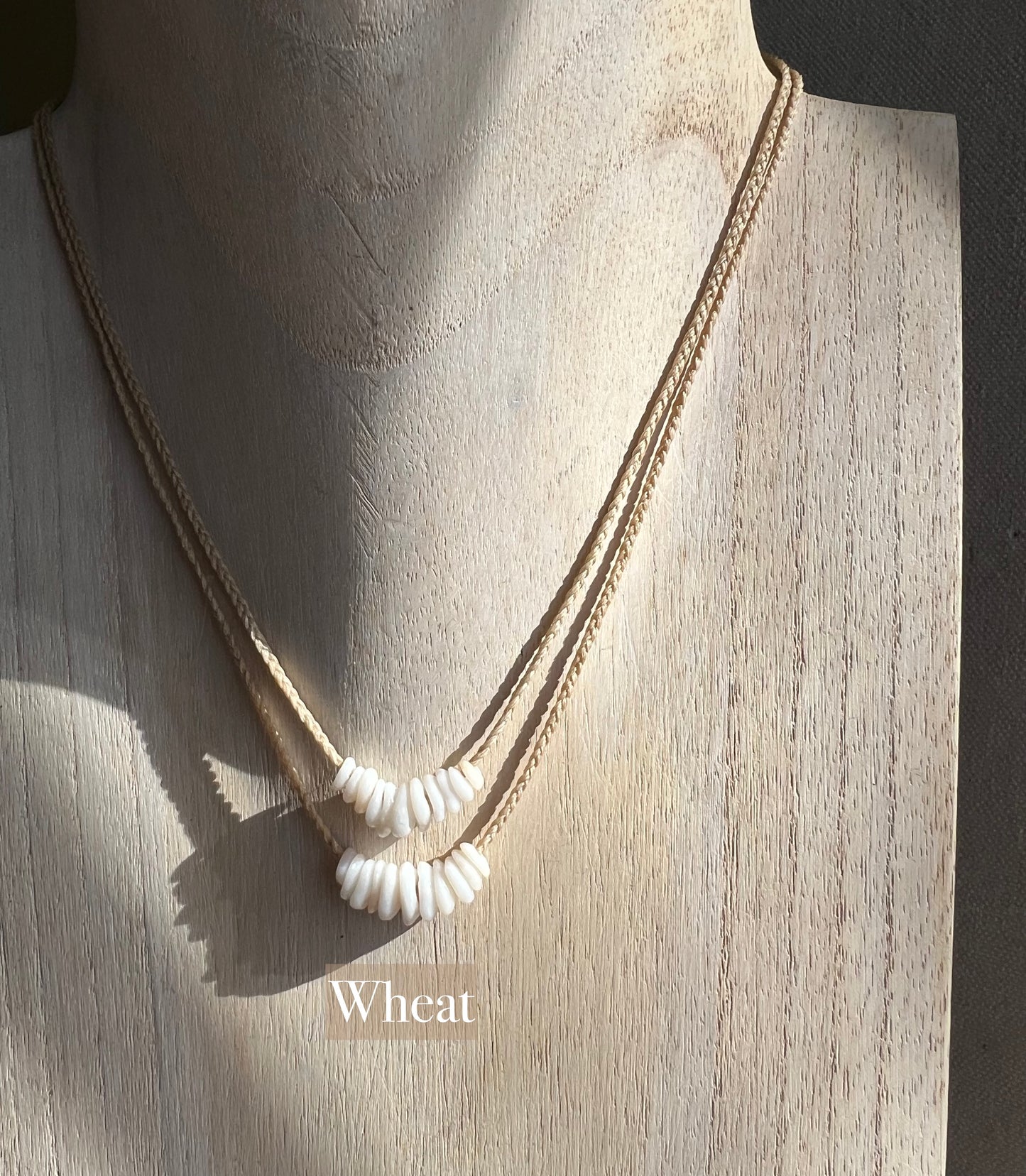 Delicate Puka Necklace ~ Natural Holes