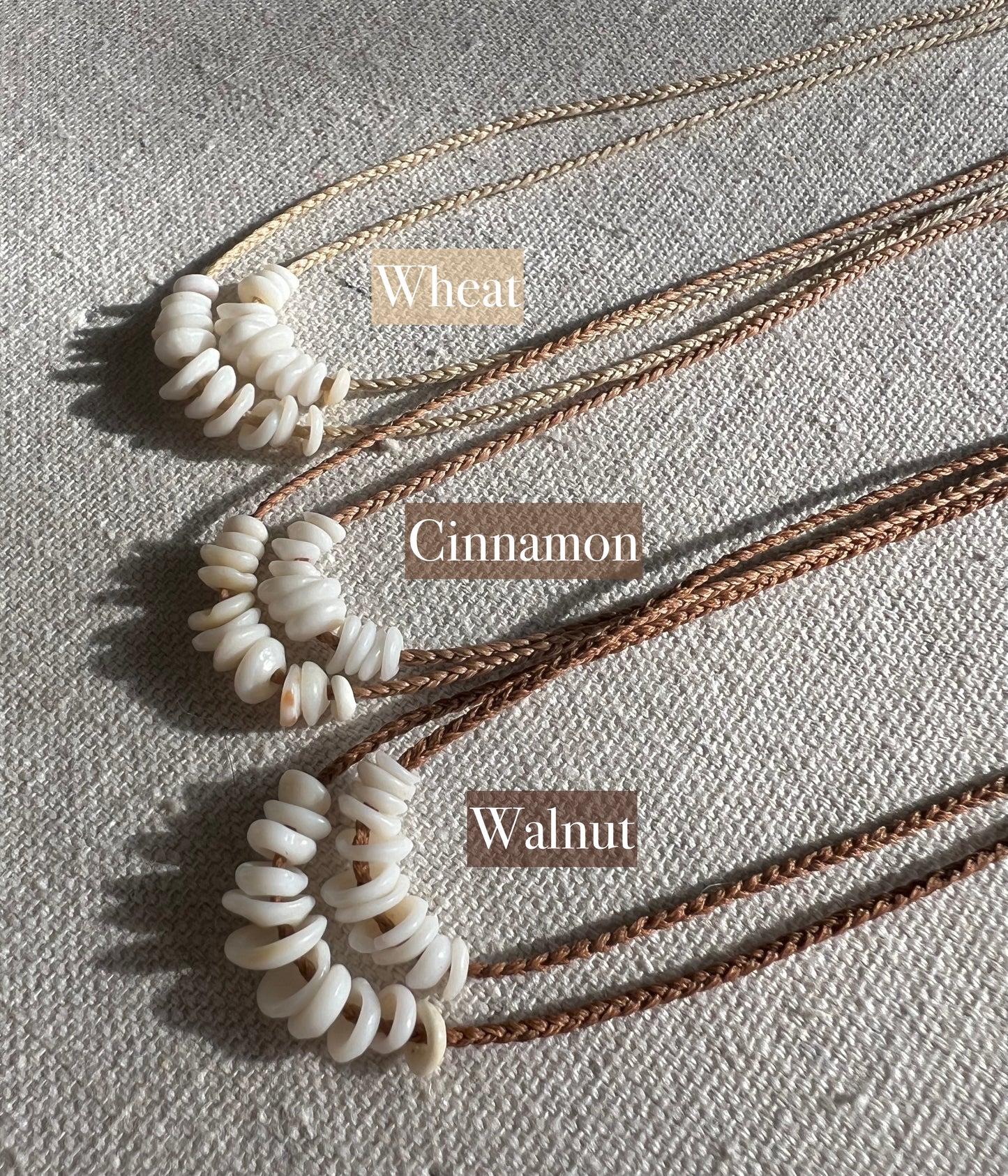 Delicate Puka Necklace ~ Natural Holes