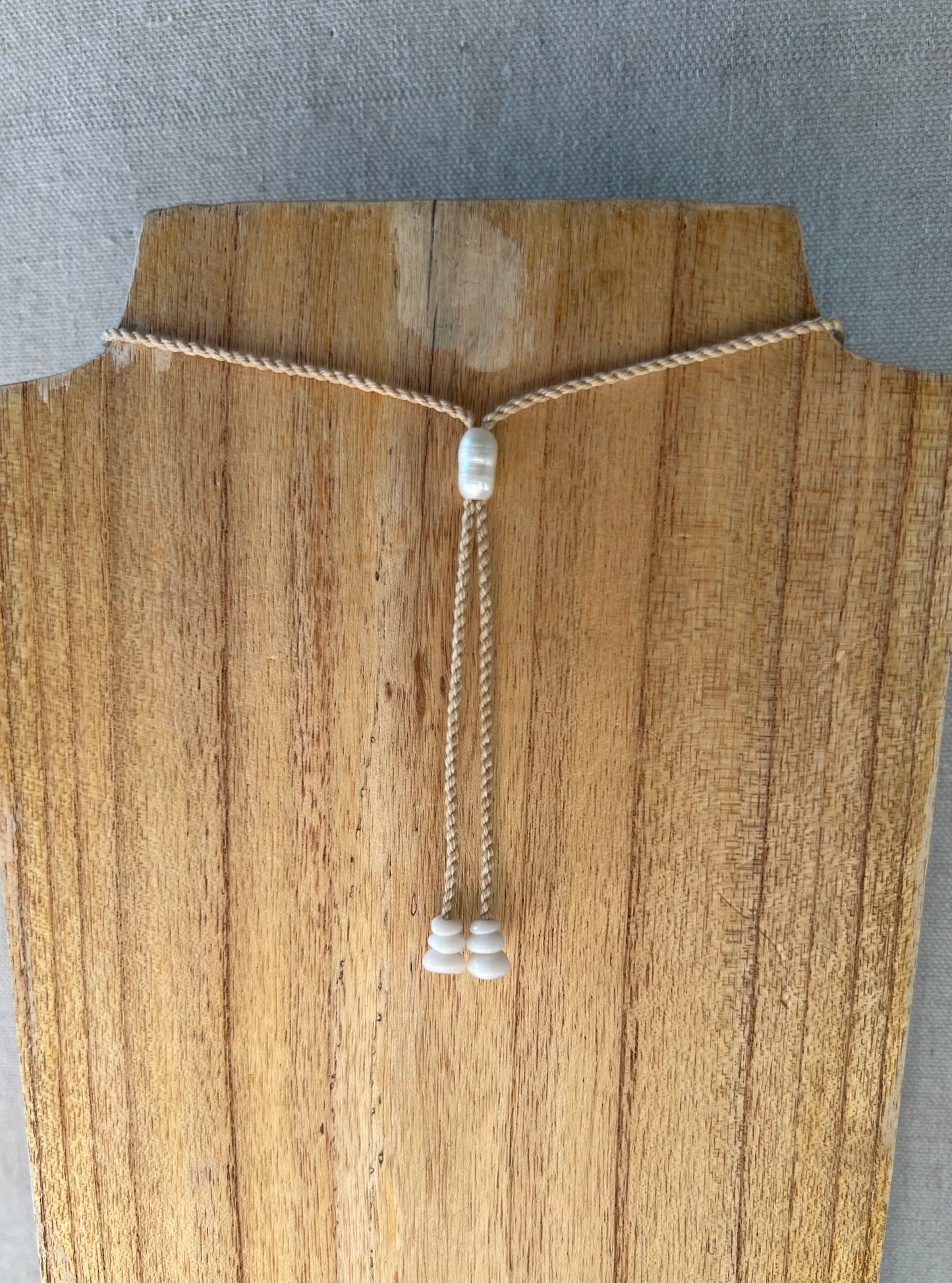 Pastel Puka Necklace (natural holes)