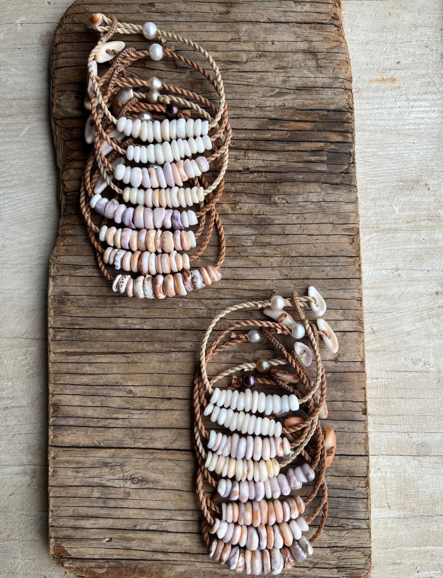 Puka Bar Bracelet ~ Adjustable