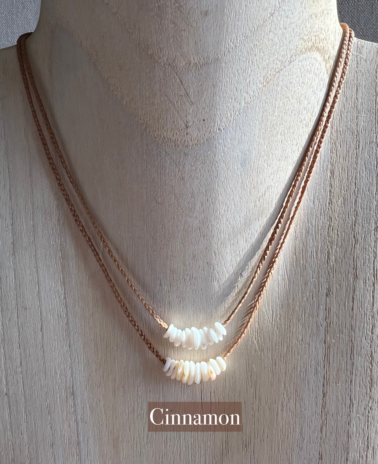 Delicate Puka Necklace ~ Natural Holes