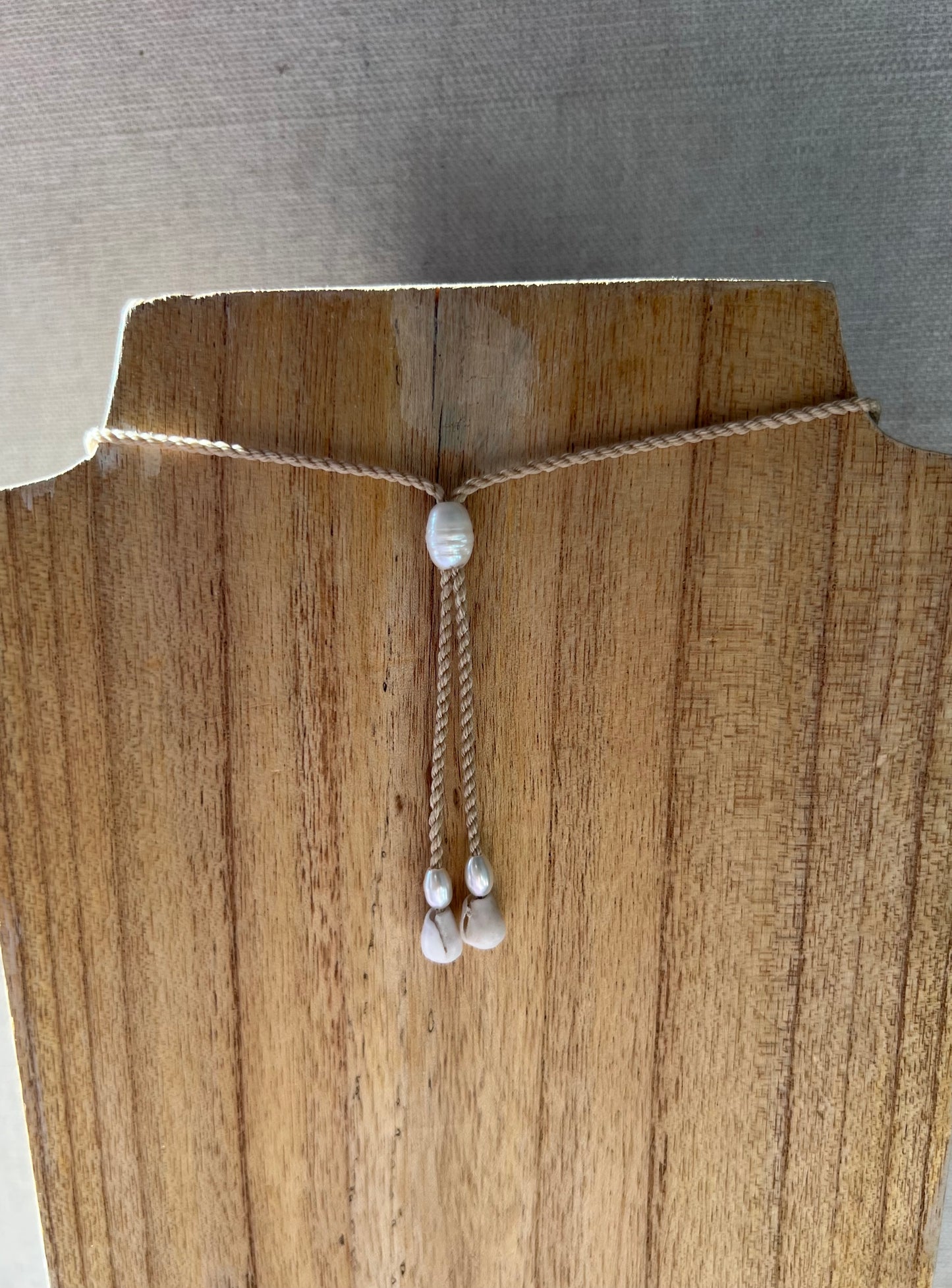 Pastel Puka Necklace (natural holes)