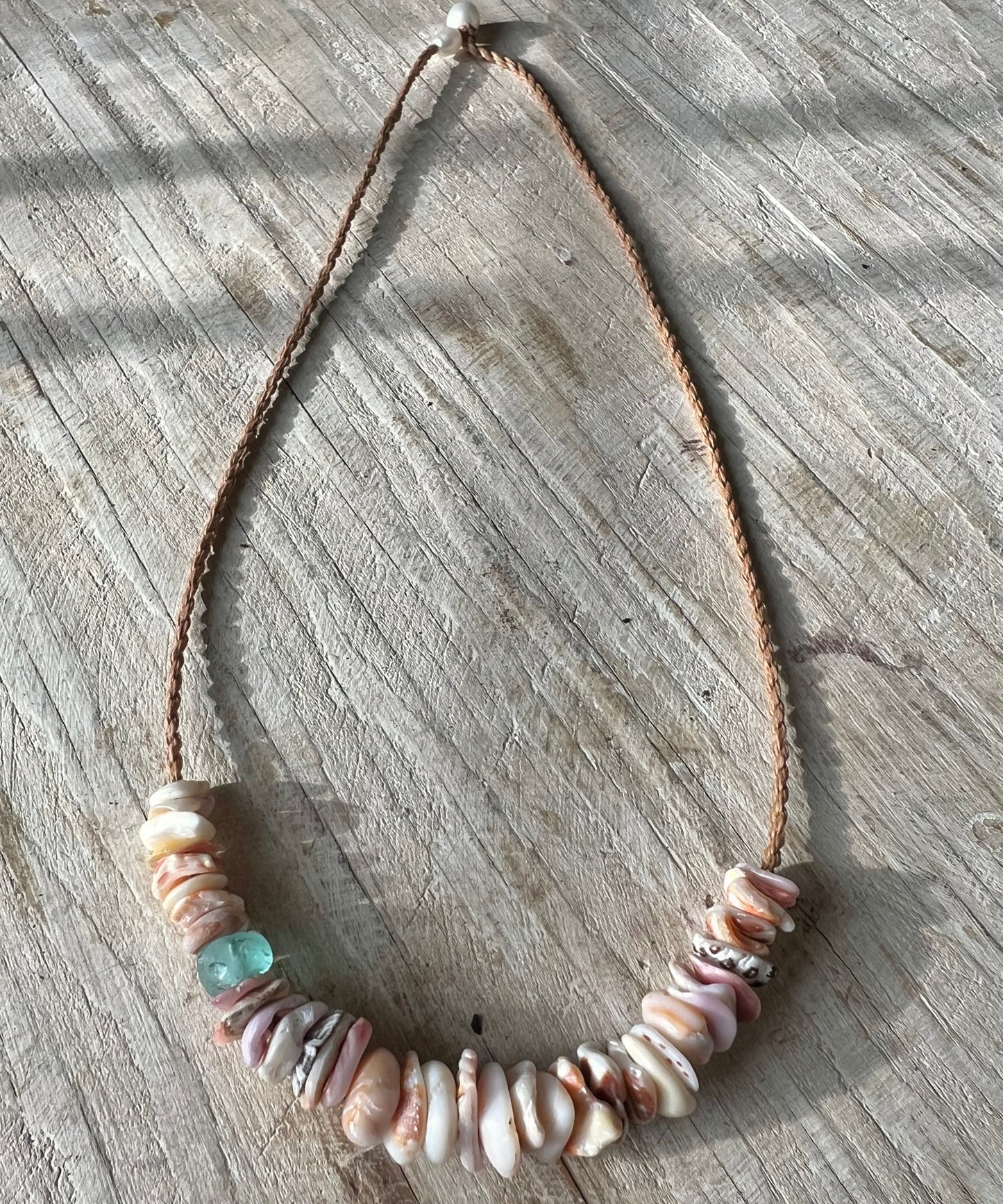 Aqua Mokukini Necklace