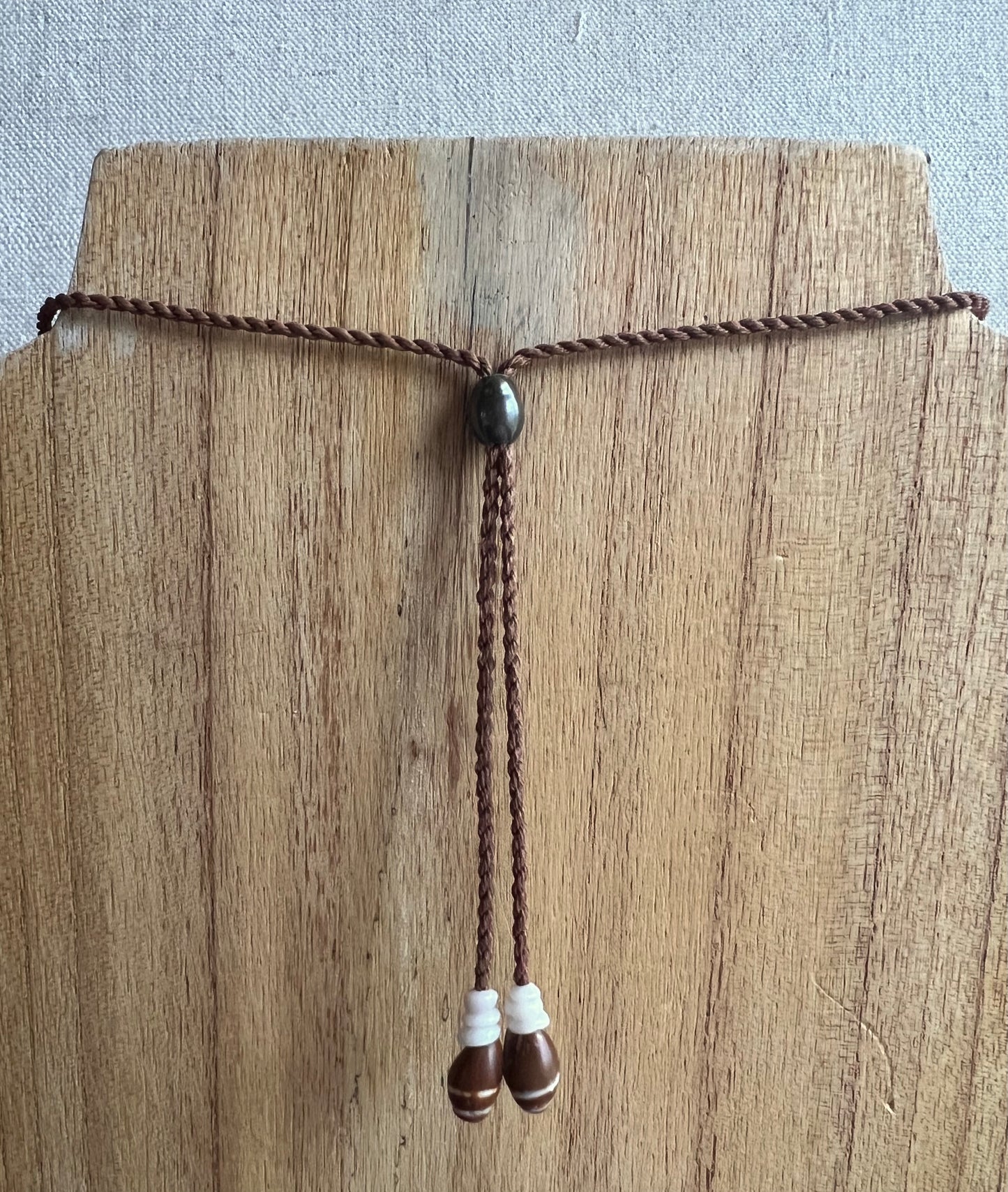 Tahitian Pearl Hapa+Moku Necklace
