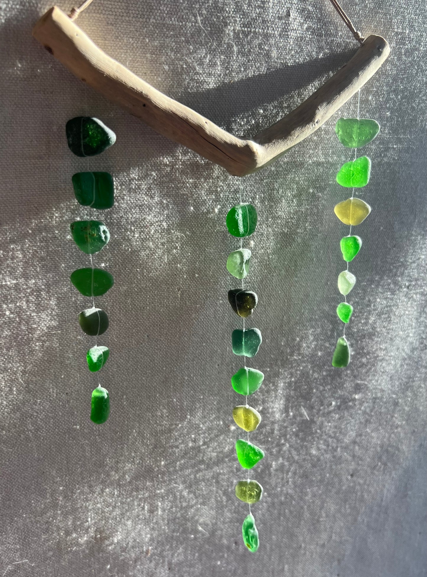 Sea Glass Mobile ~ Jungle Green