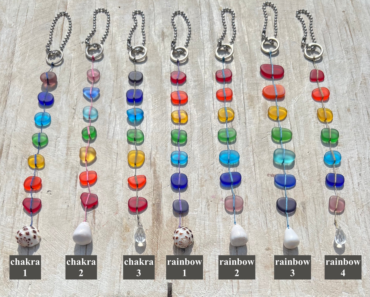 Recycled Rainbow Car Charm