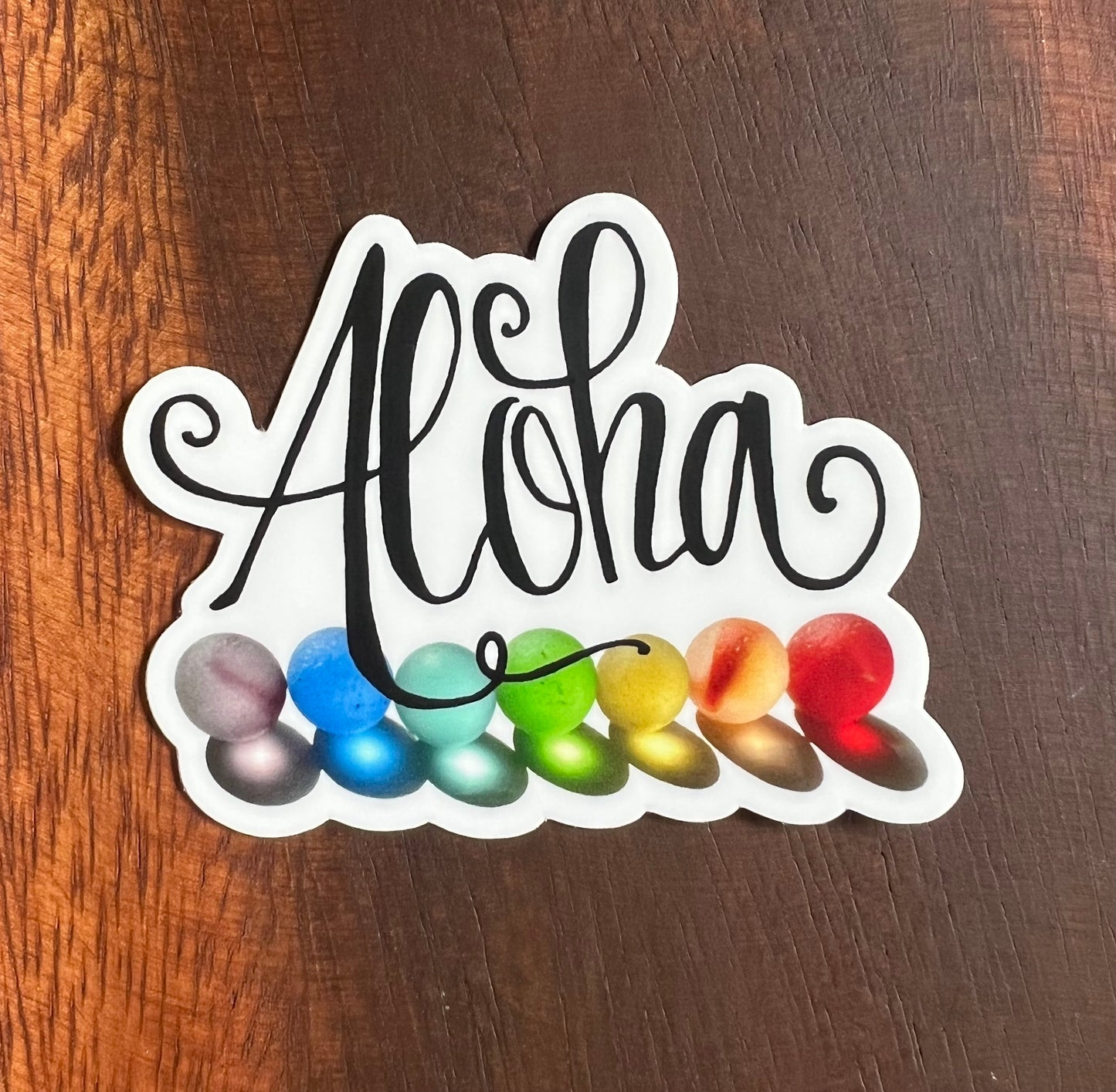 Large Aloha Vinyl Decal