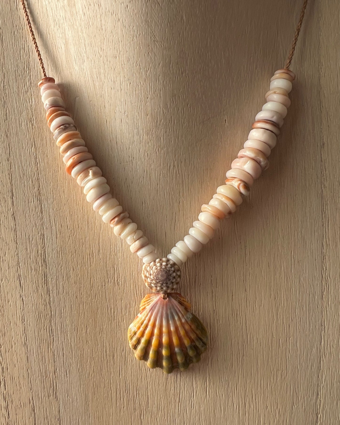 Moonrise + Heirloom Puka Necklace