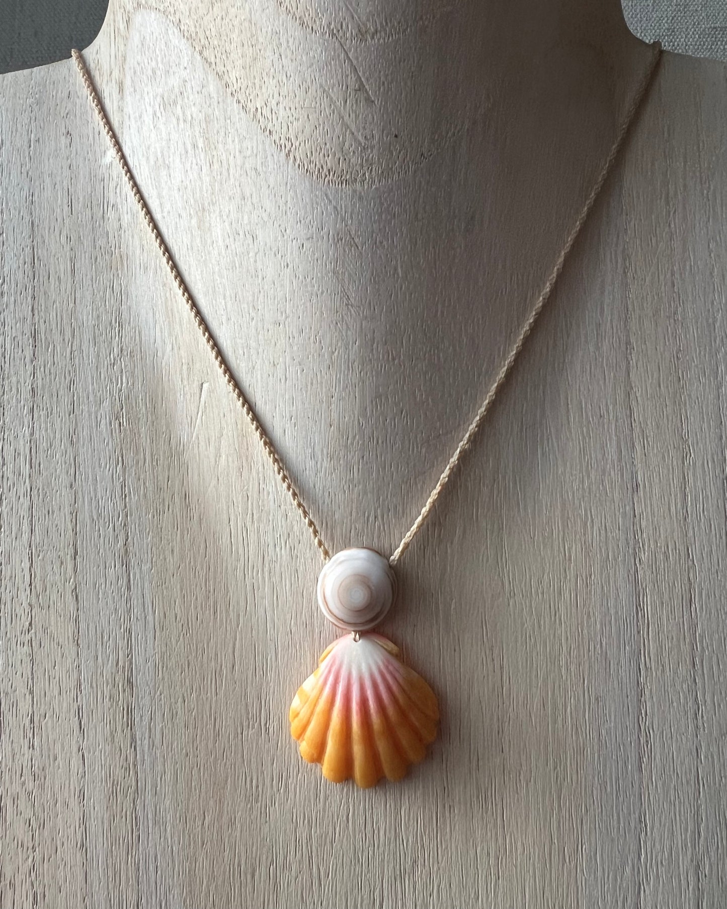 Sunrise + Cone Top Necklace