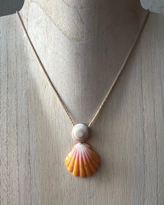 Sunrise + Cone Top Necklace