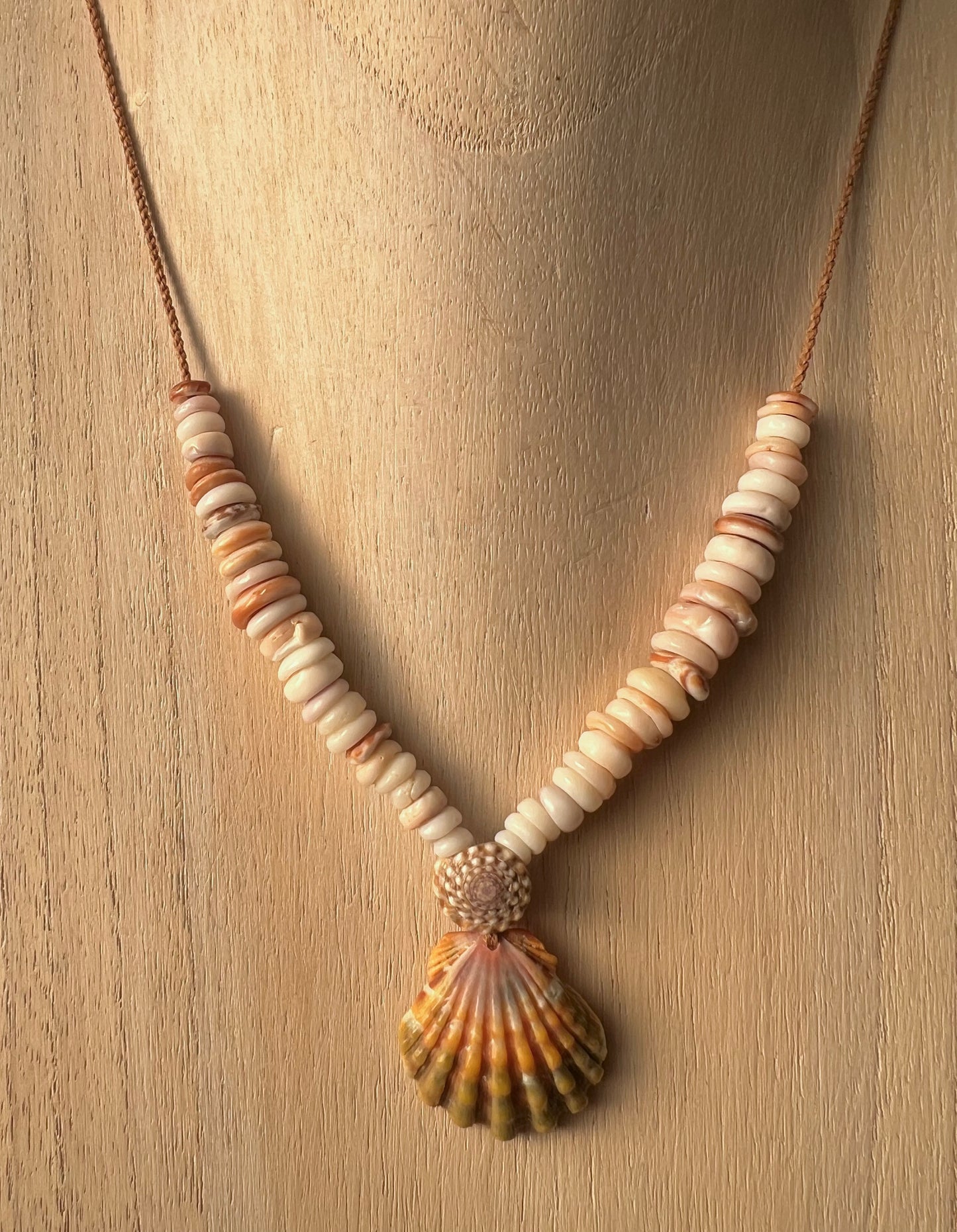 Moonrise + Heirloom Puka Necklace