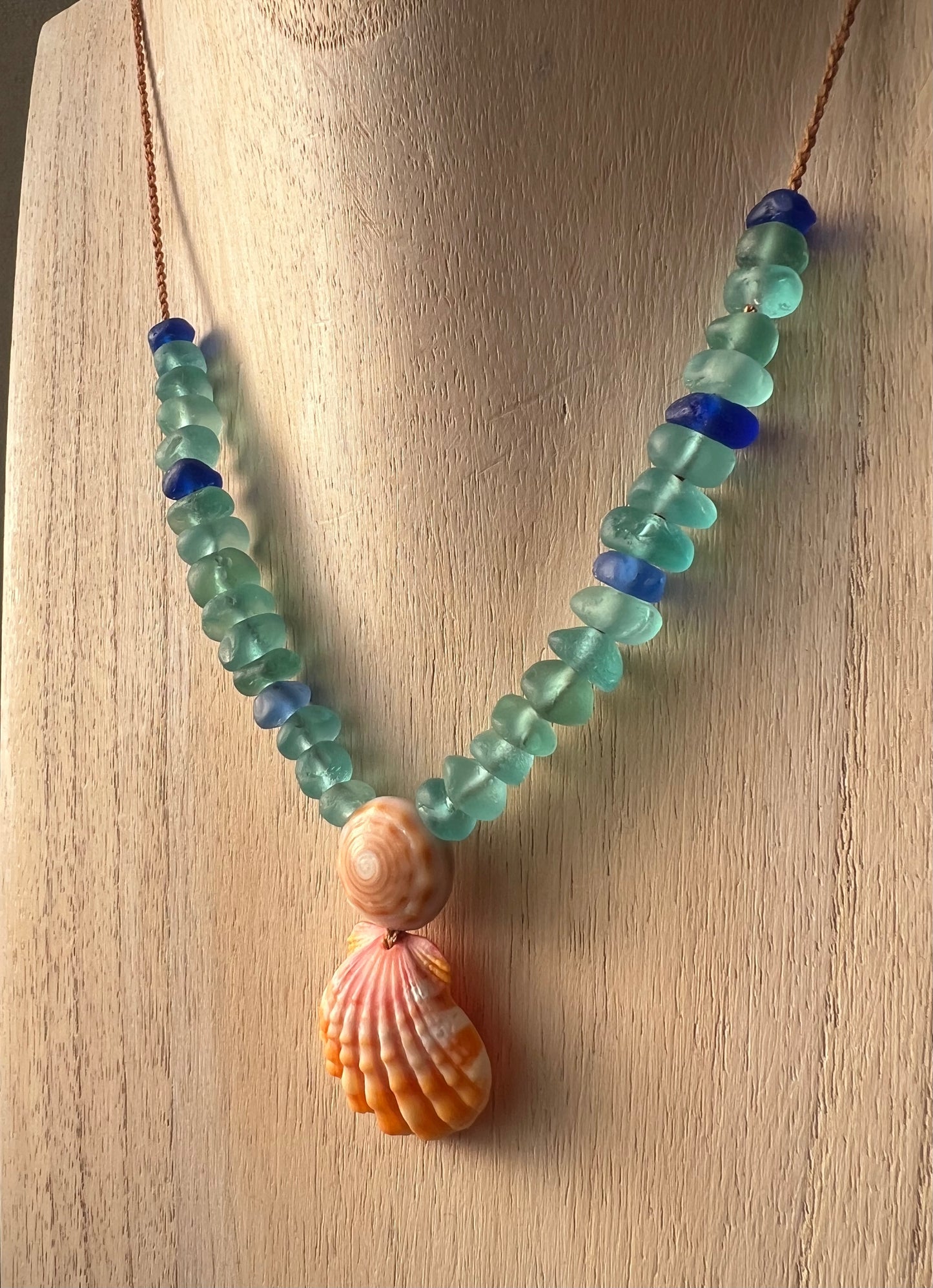 Sunrise + Sea Glass Necklace