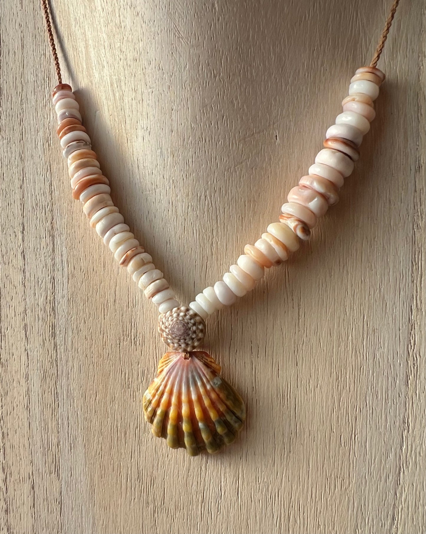 Moonrise + Heirloom Puka Necklace