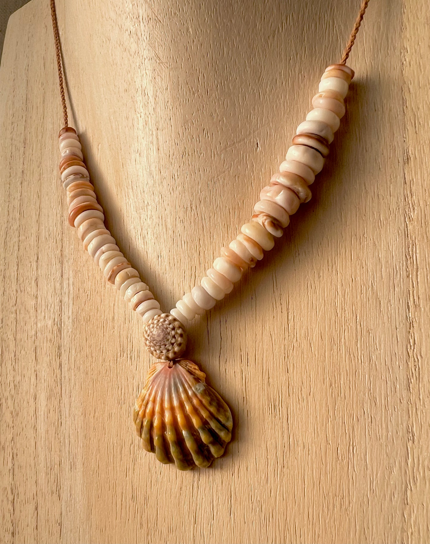Moonrise + Heirloom Puka Necklace