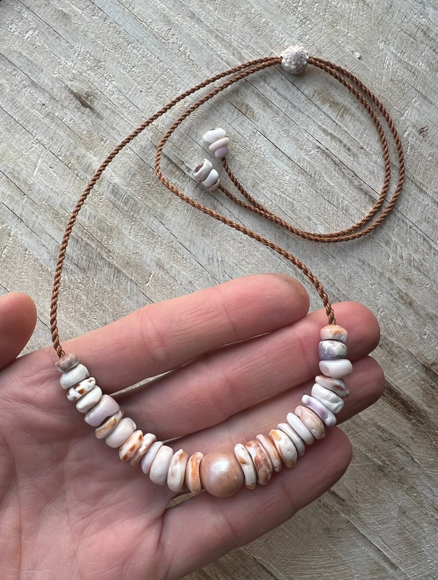 Chunky Hapa Puka Necklace