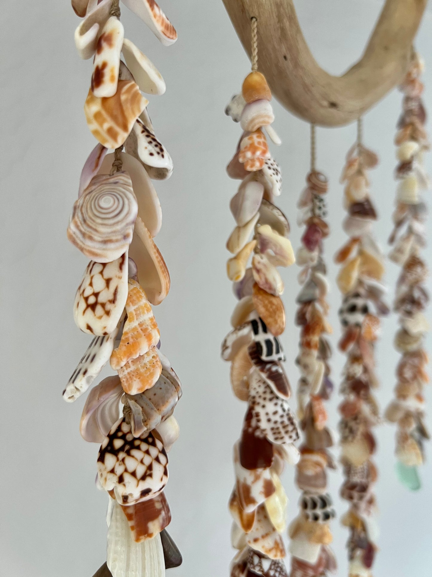 Moku Shell + Sea Glass XL 5 Strand Mobile