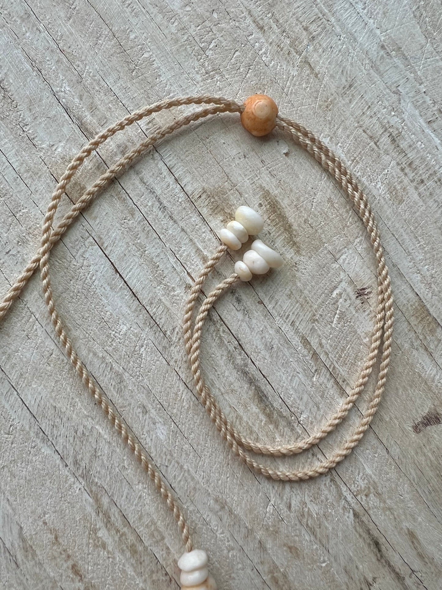 Golden Hapa Puka Necklace