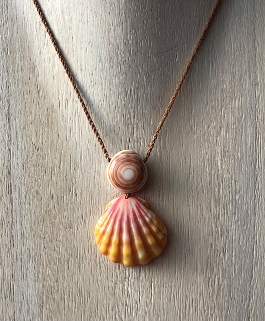 Sunrise + Cone Top Necklace