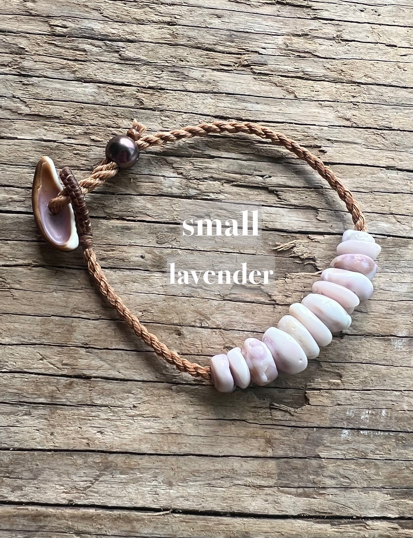 Puka Bar Bracelet ~ Adjustable