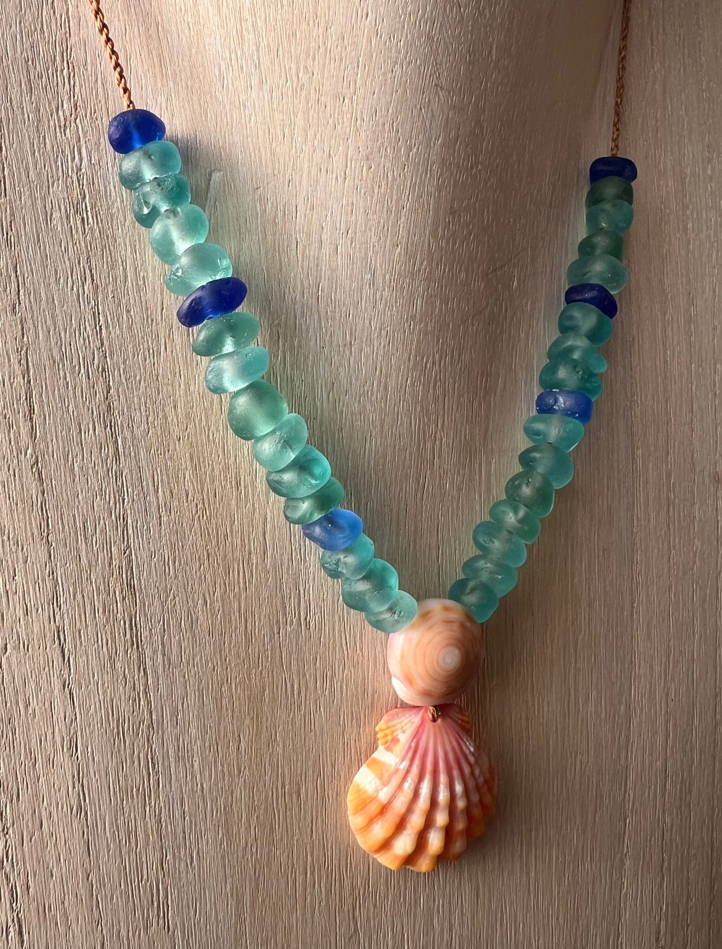Sunrise + Sea Glass Necklace