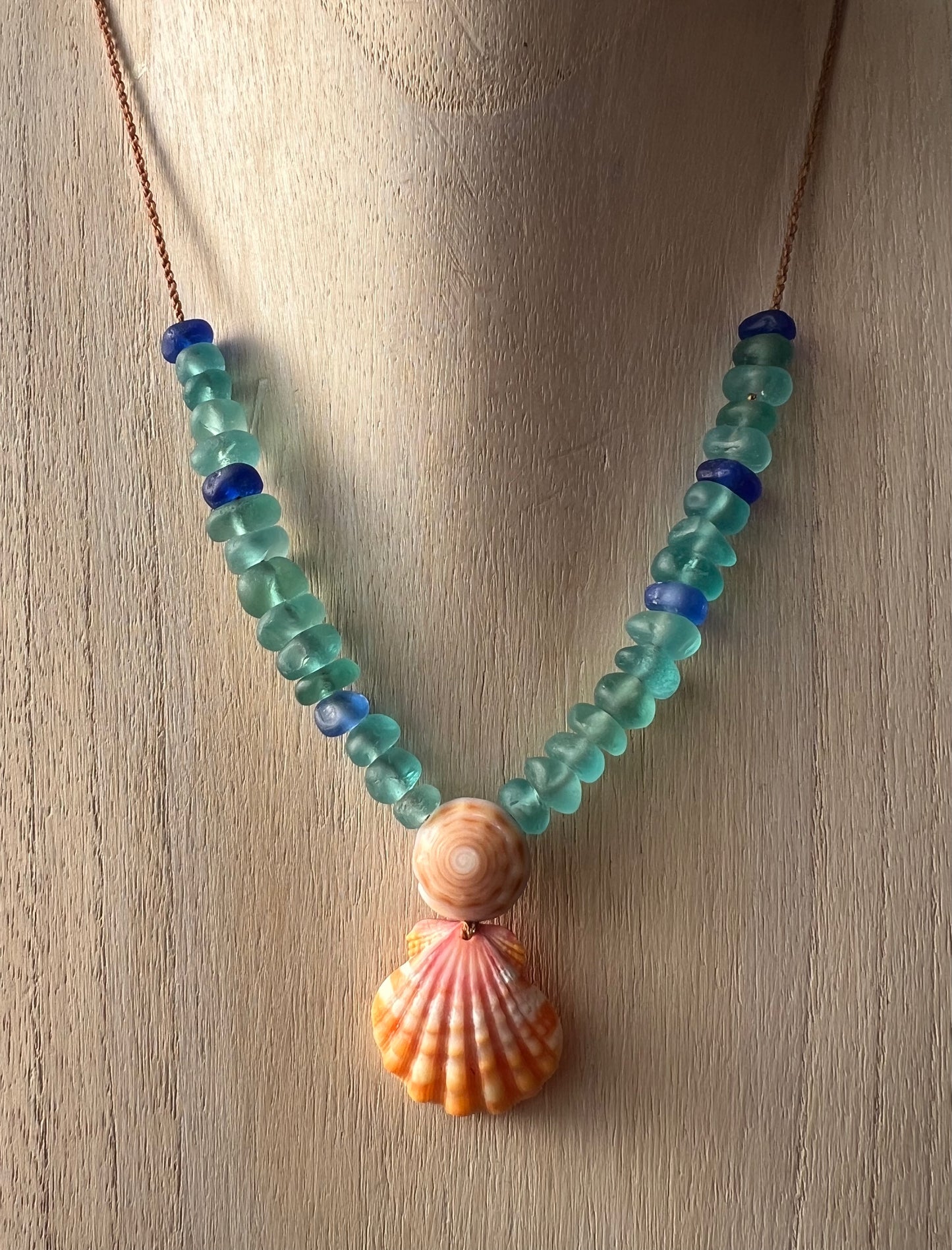 Sunrise + Sea Glass Necklace