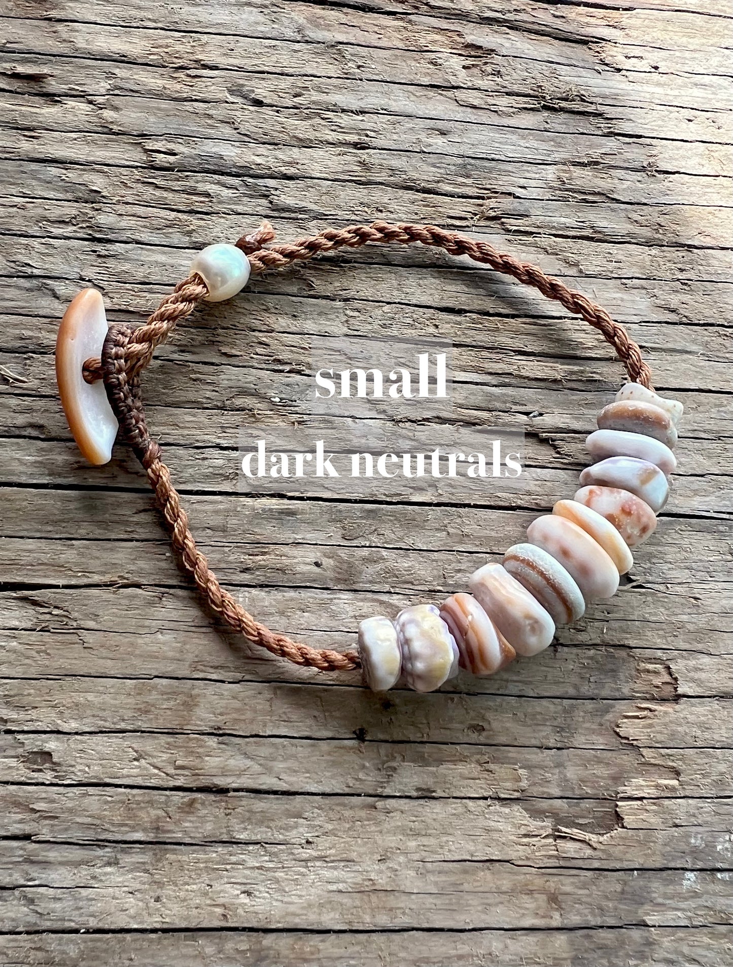 Puka Bar Bracelet ~ Adjustable