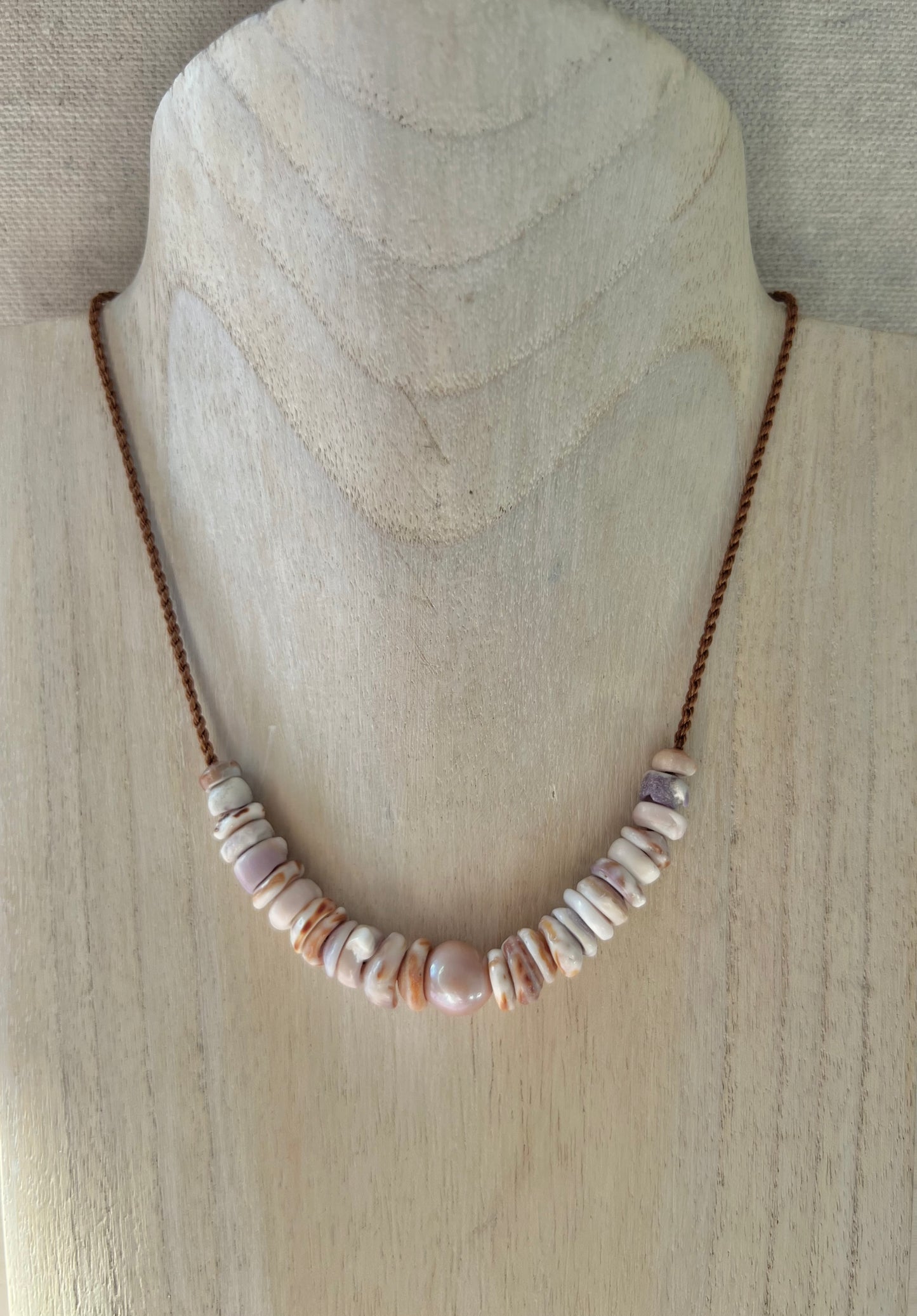 Chunky Hapa Puka Necklace