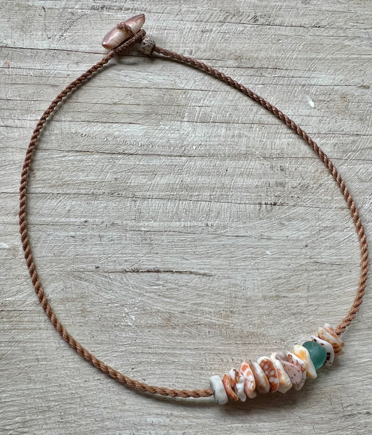 Aqua Mokukini Necklace