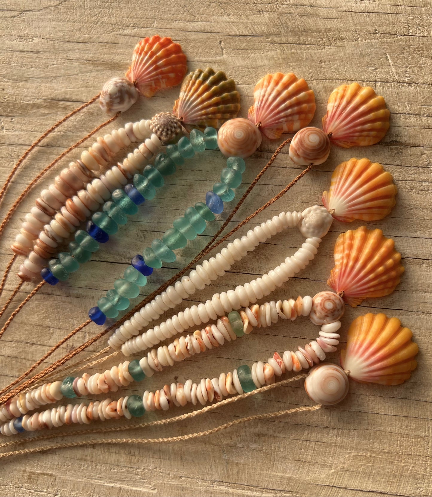 Moonrise + Heirloom Puka Necklace