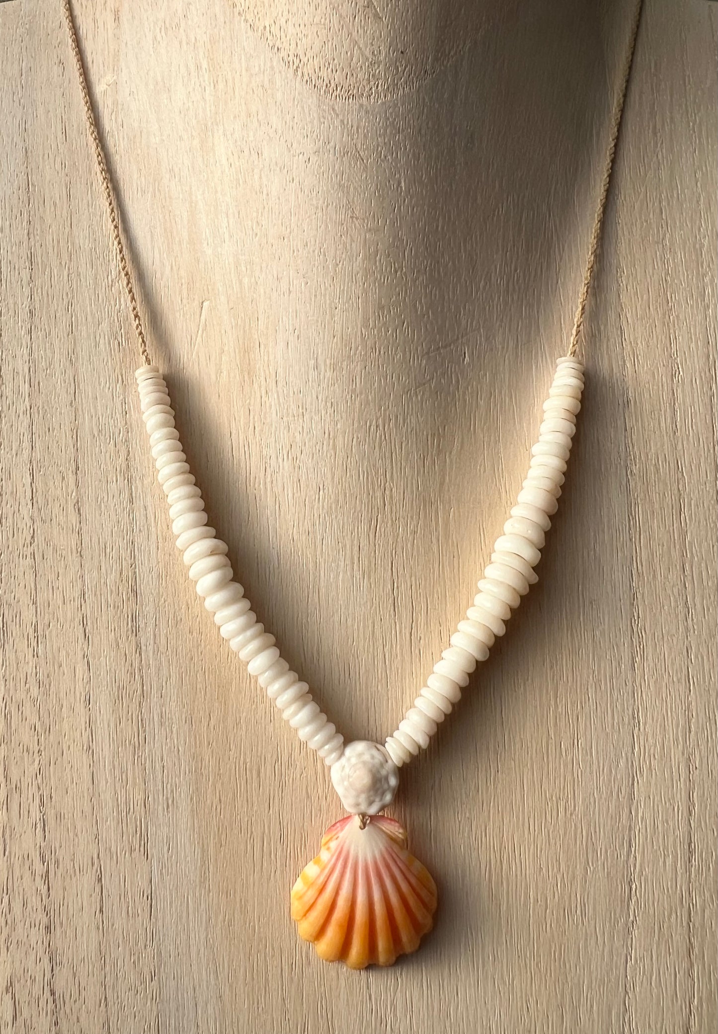 Sunrise + Sun Bleached Puka Necklace