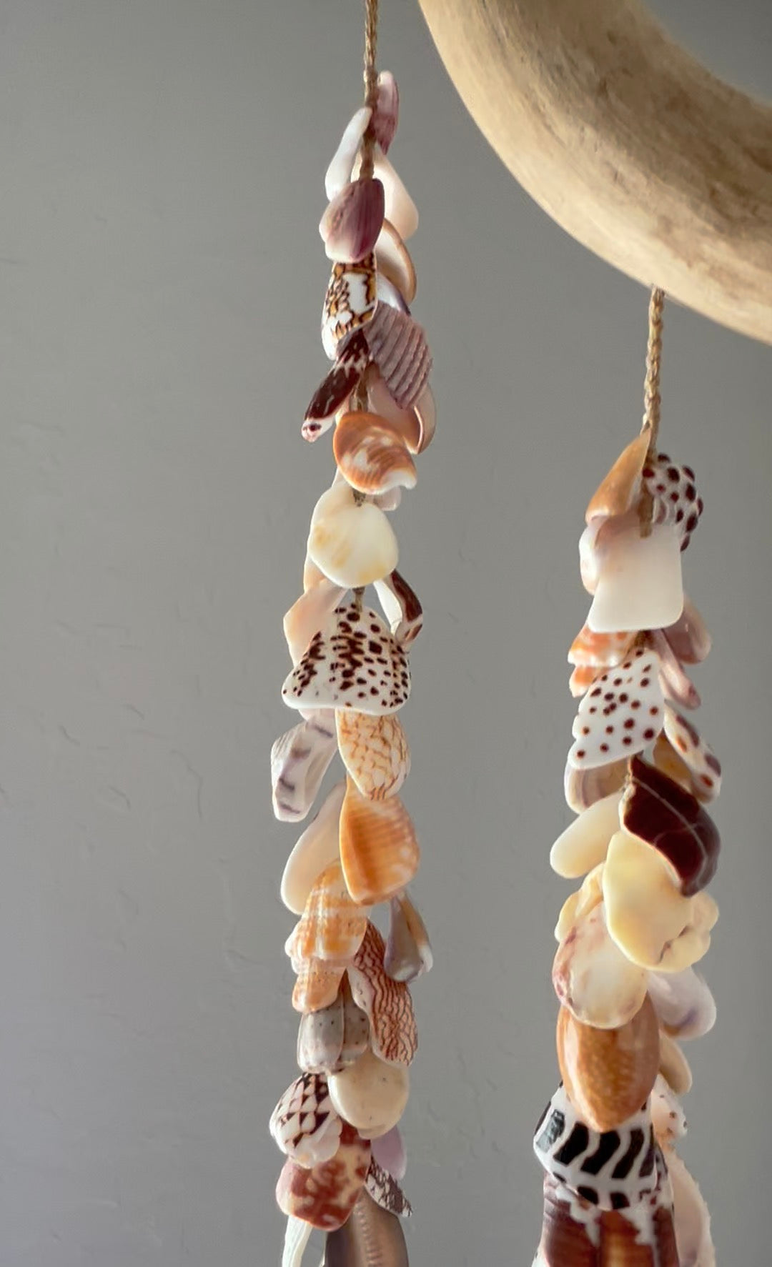 Moku Shell + Sea Glass XL 5 Strand Mobile