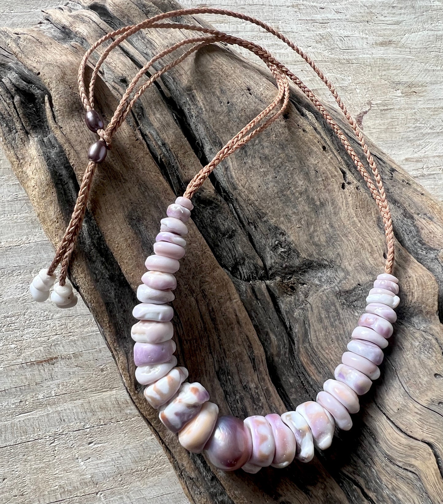 Wai Momi Necklace ~ Lavender