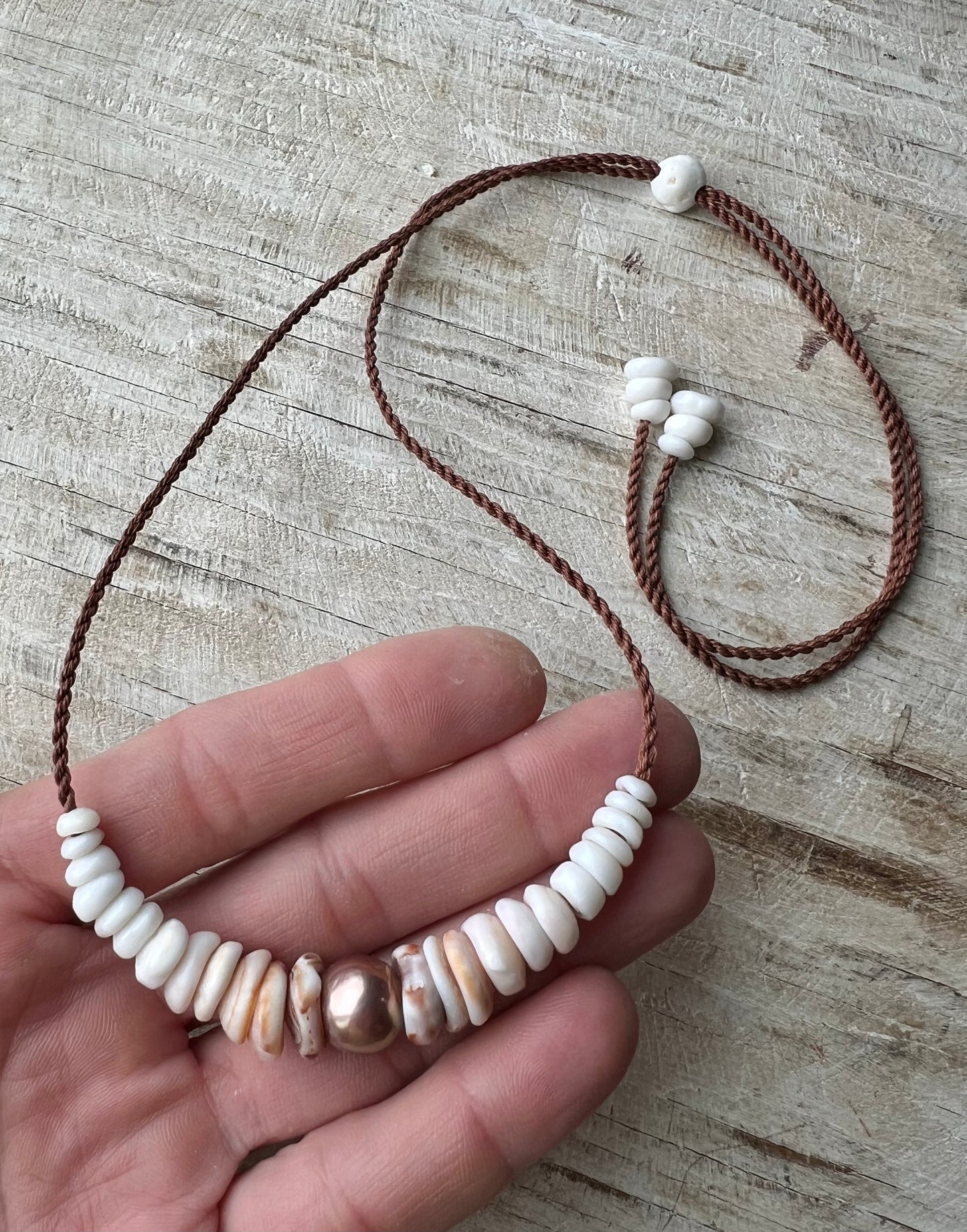 Ombre Hapa Puka Necklace