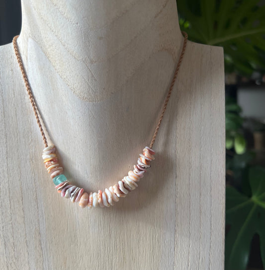 Aqua Mokukini Necklace