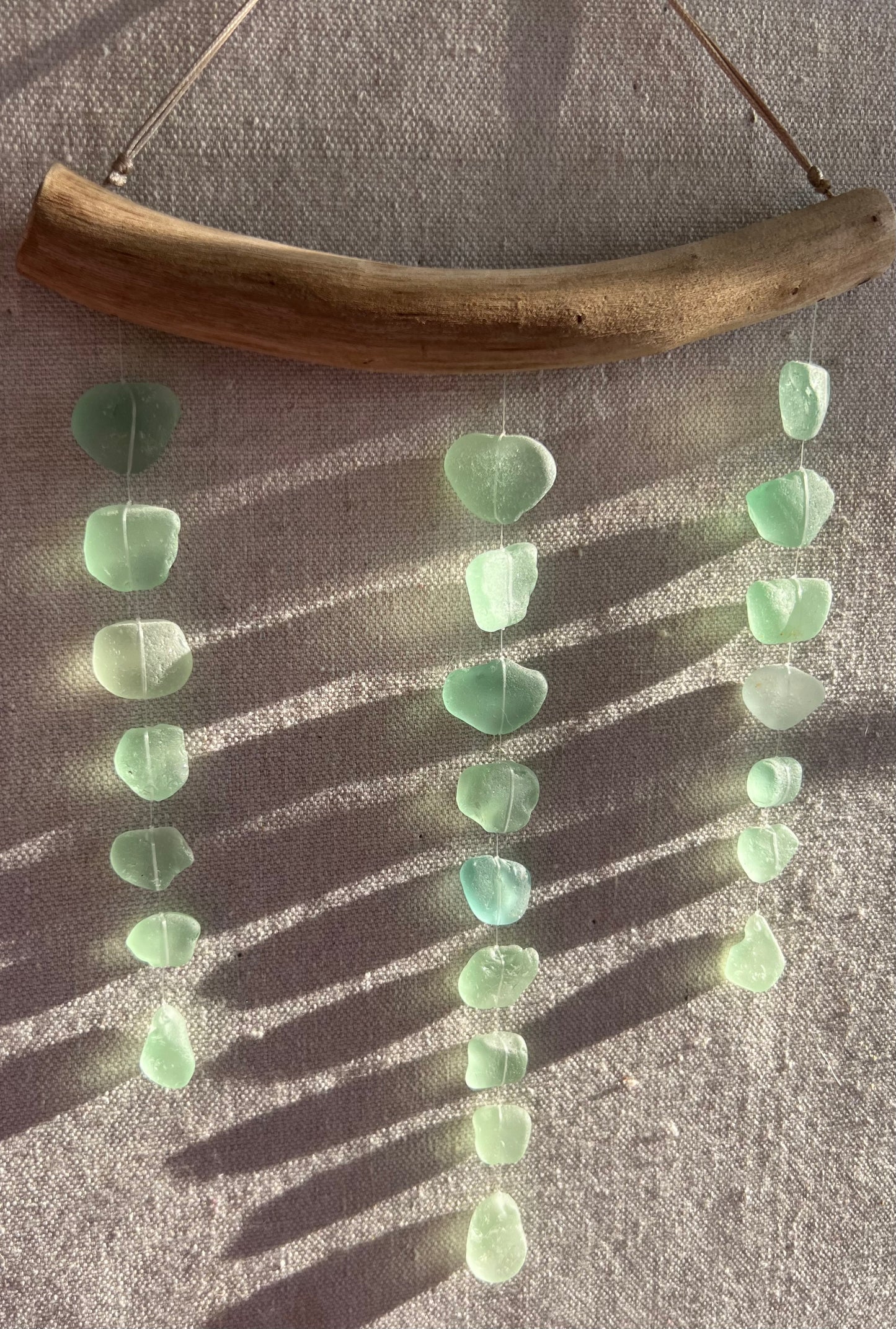 Sea Glass Mobile ~ Seafoam