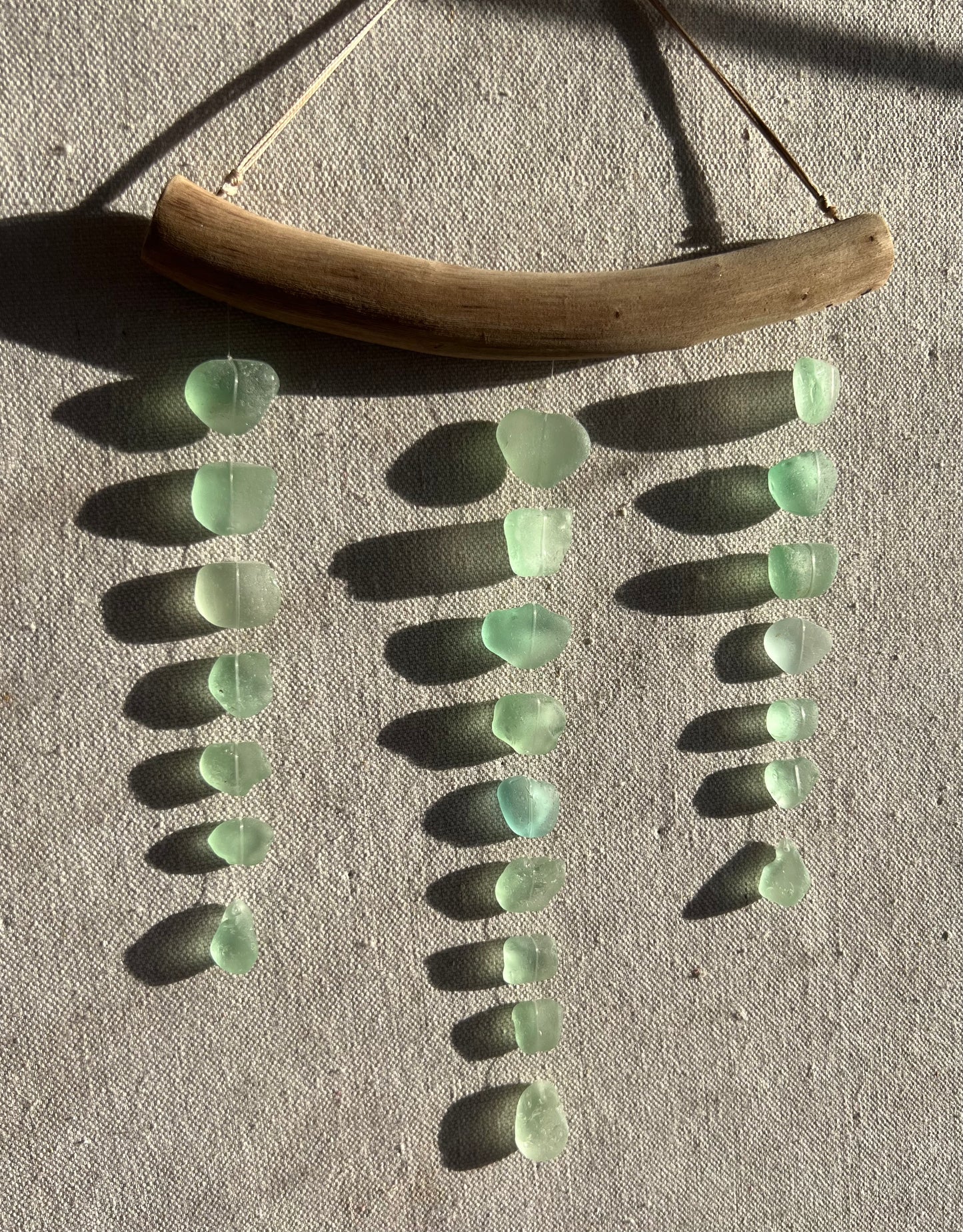 Sea Glass Mobile ~ Seafoam