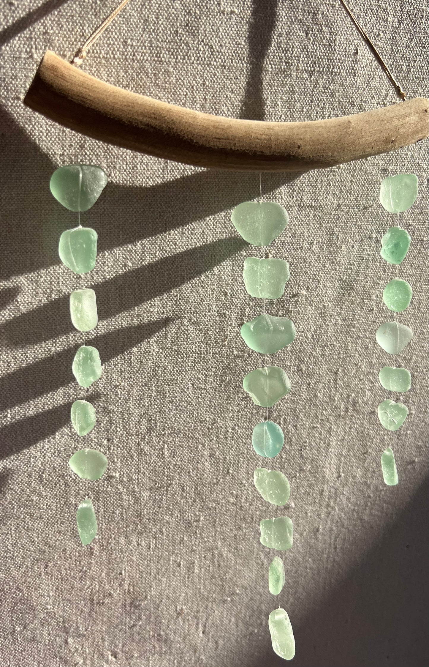 Sea Glass Mobile ~ Seafoam