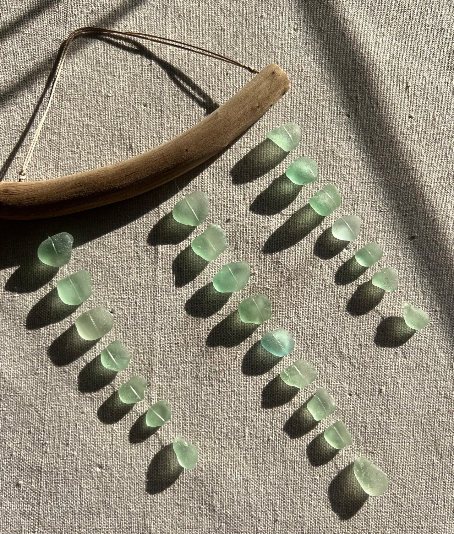 Sea Glass Mobile ~ Seafoam