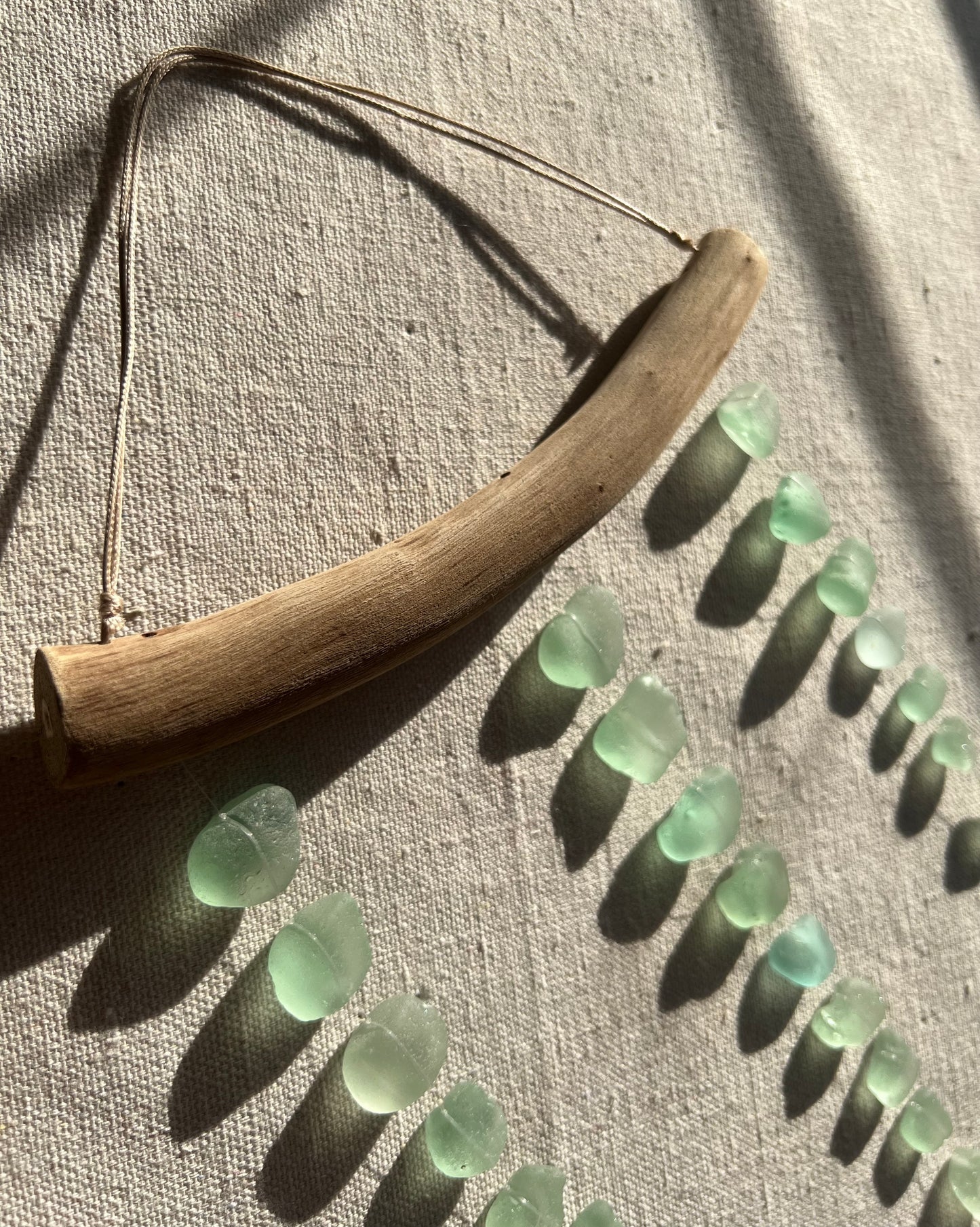 Sea Glass Mobile ~ Seafoam