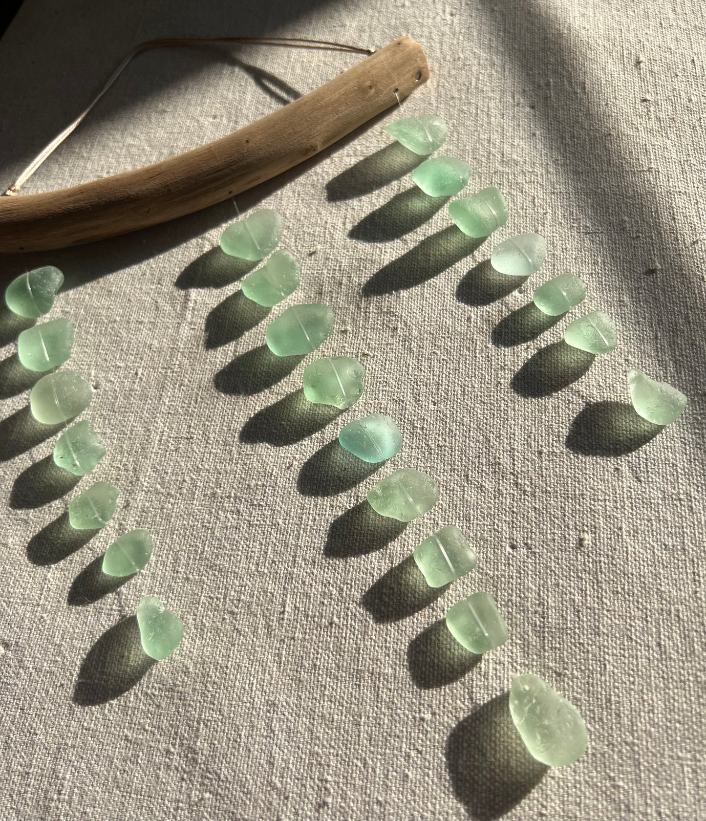 Sea Glass Mobile ~ Seafoam