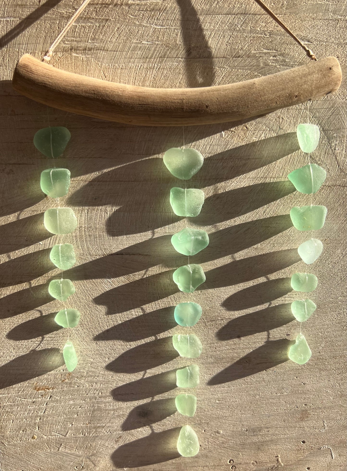 Sea Glass Mobile ~ Seafoam