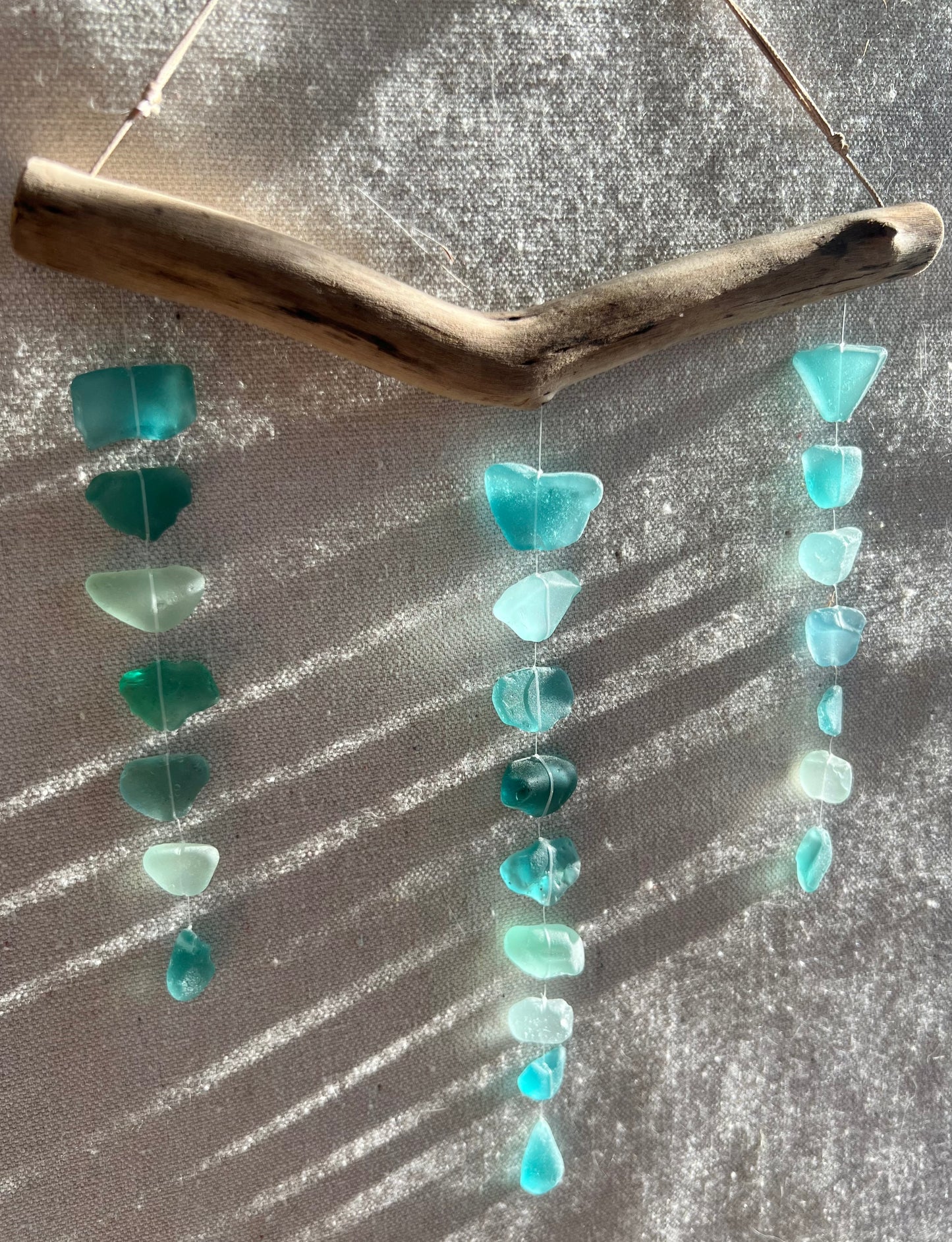 Sea Glass Mobile ~ Turquoise