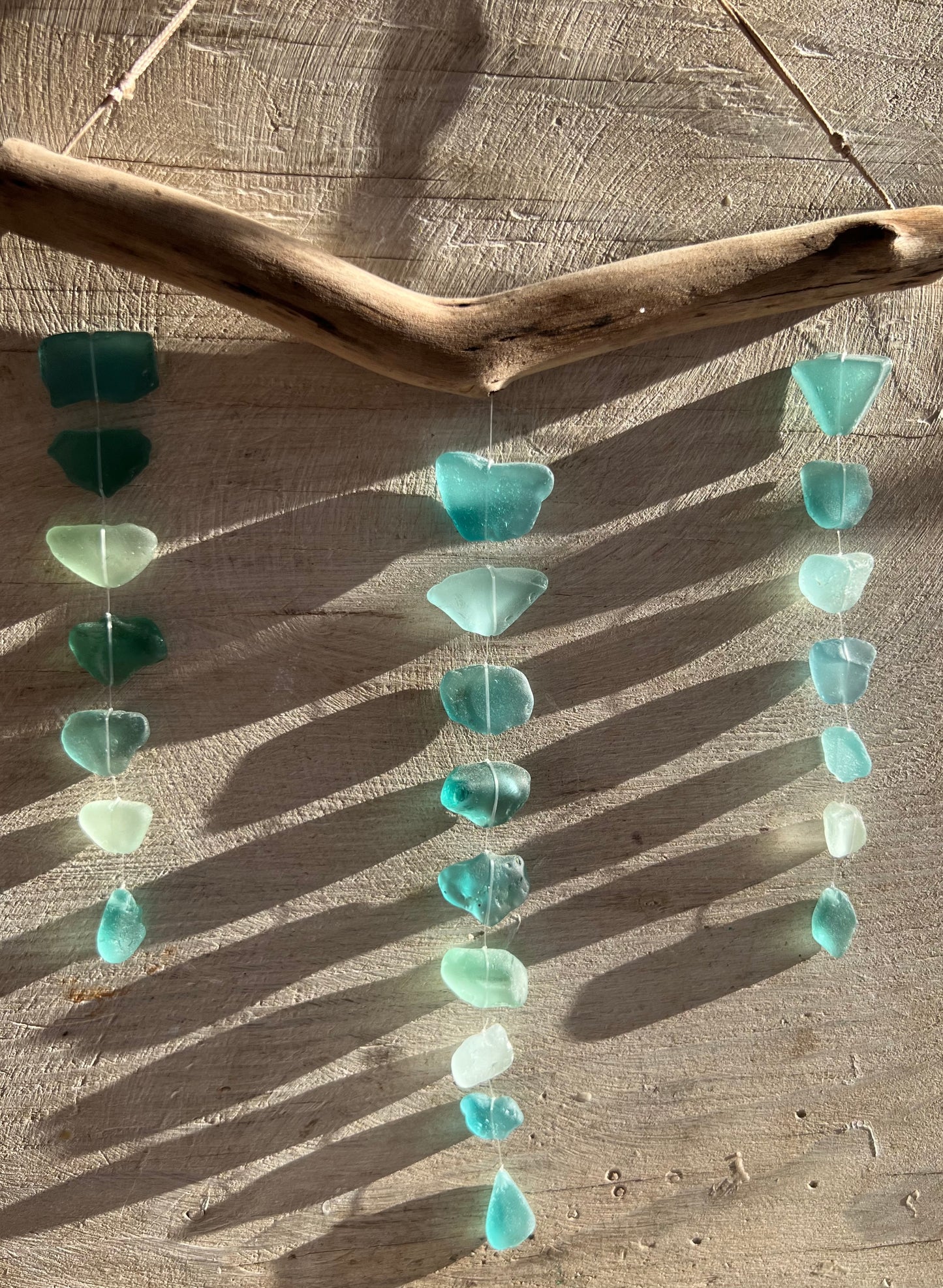 Sea Glass Mobile ~ Turquoise