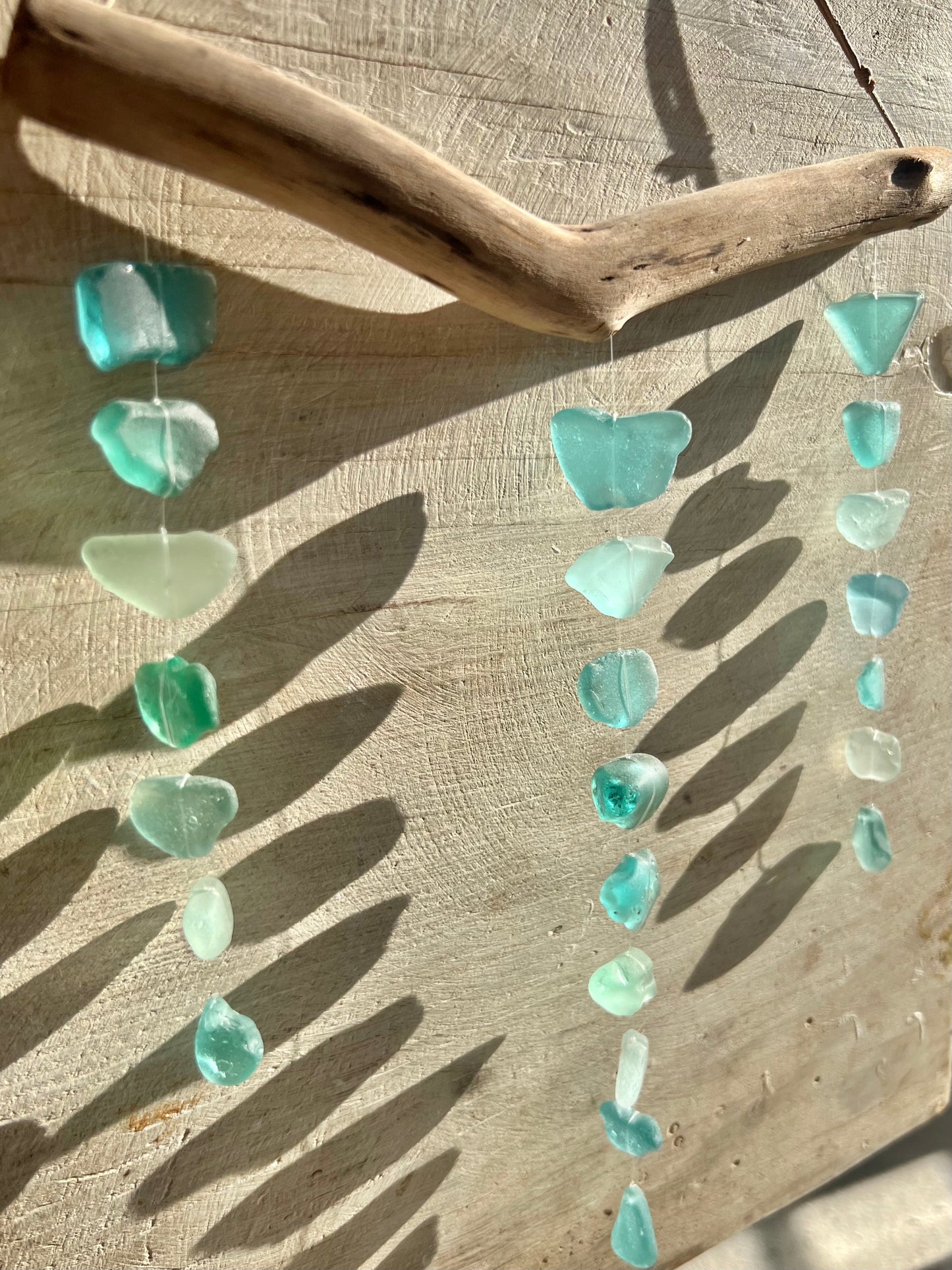 Sea Glass Mobile ~ Turquoise