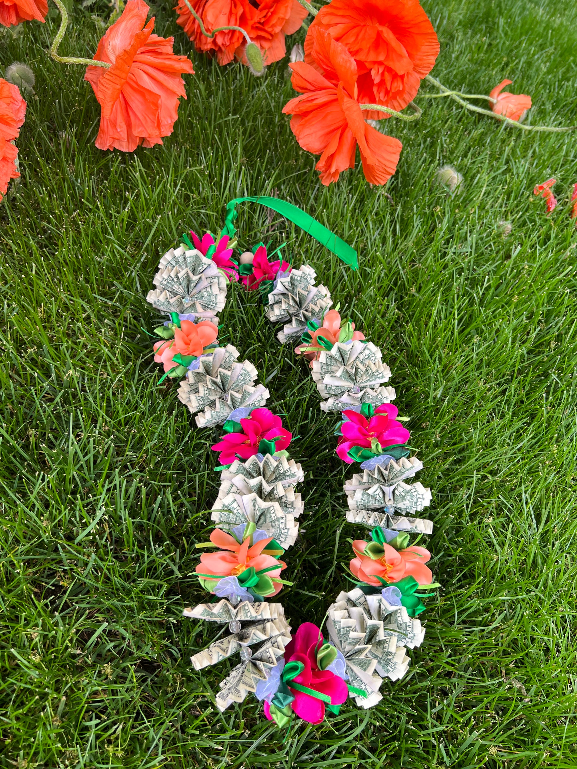 money tree lei Ribbon + Money Lei – The Aloha Shack